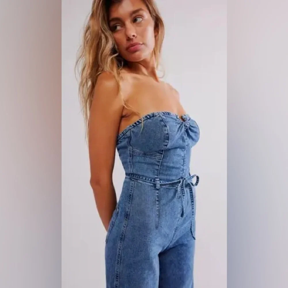 Free People We The Free CRVY Femme Fatale One Piece Jumpsuit